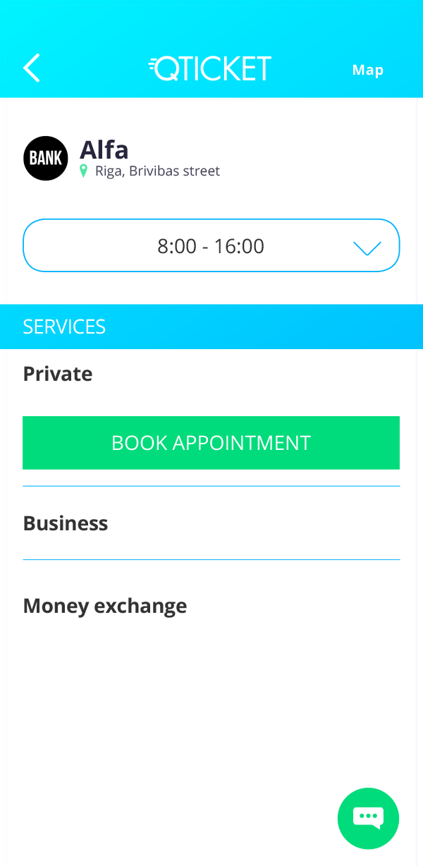 Qticket book appointment